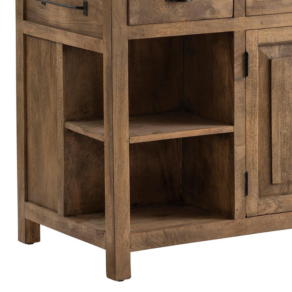 Crestview Collection Bengal Manor Kitchen Island in Brown and Black, , large