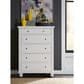Riva Ridge Cambridge 5-Drawer Chest in White, , large