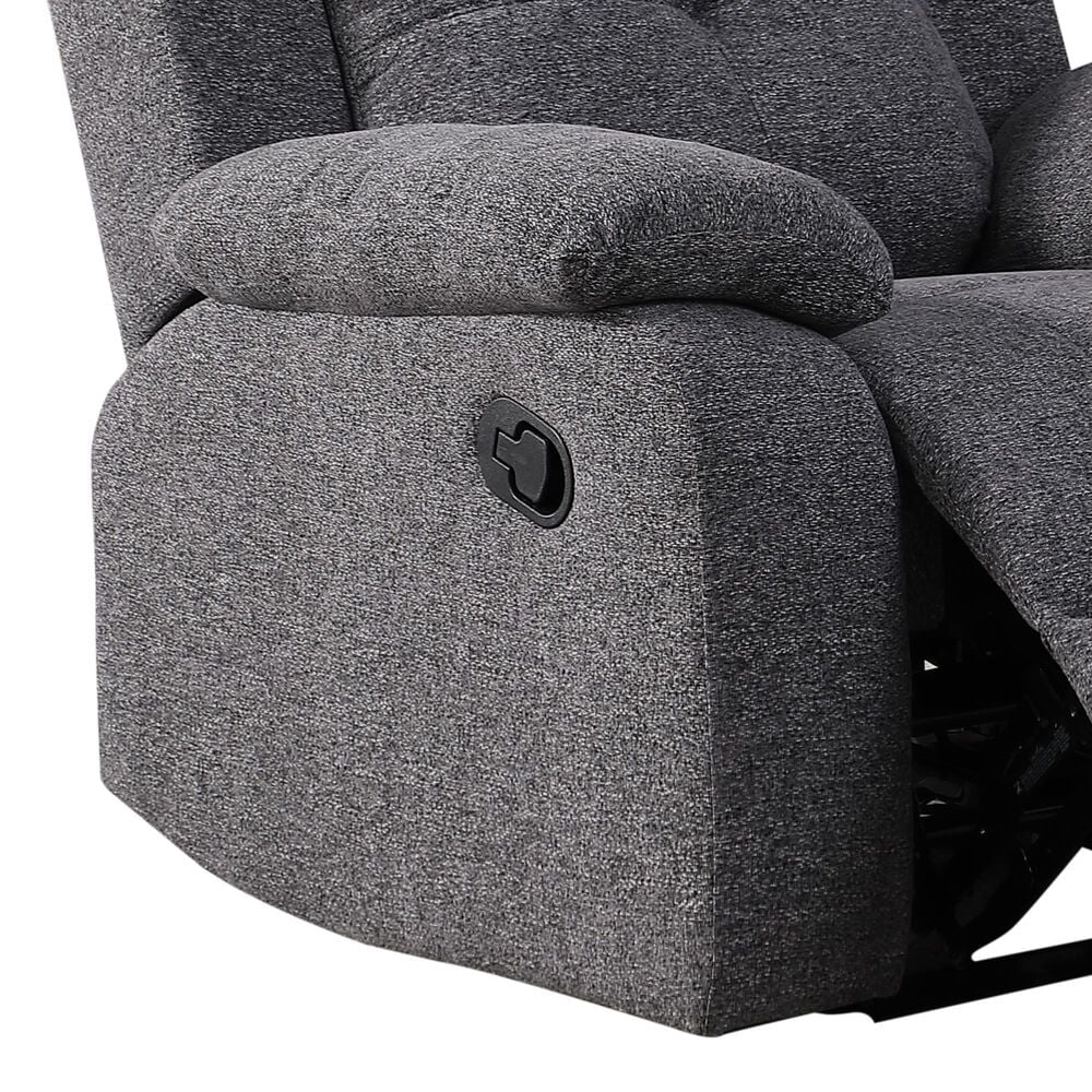 Titanic Furniture Bellinda Manual Recliner in Gray, , large