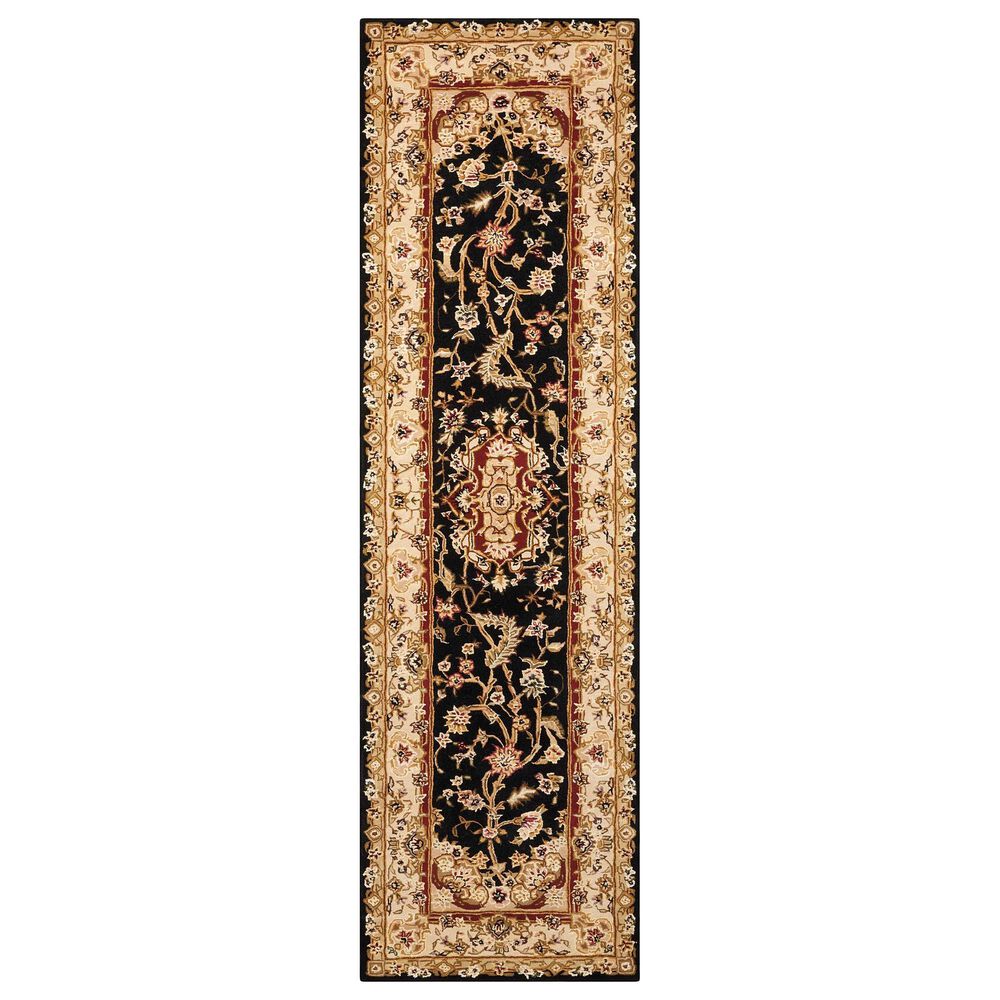 Nourison 2"3" x 8" Black Runner, , large