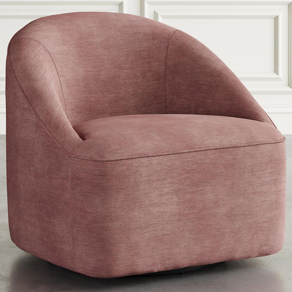 Waltham Lulu Swivel Accent Chair in Lilac, , large