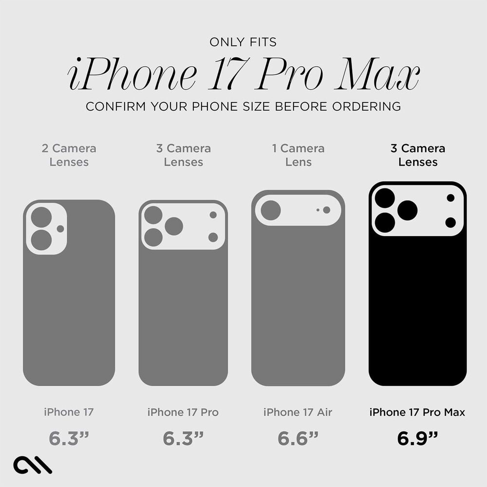 Case-Mate Twinkle MagSafe Case for iPhone 17 Pro Max in Twilight Silver, , large