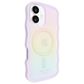 Kate Spade Wavy MagSafe Case for iPhone 16 in Opal Iridescent, , large
