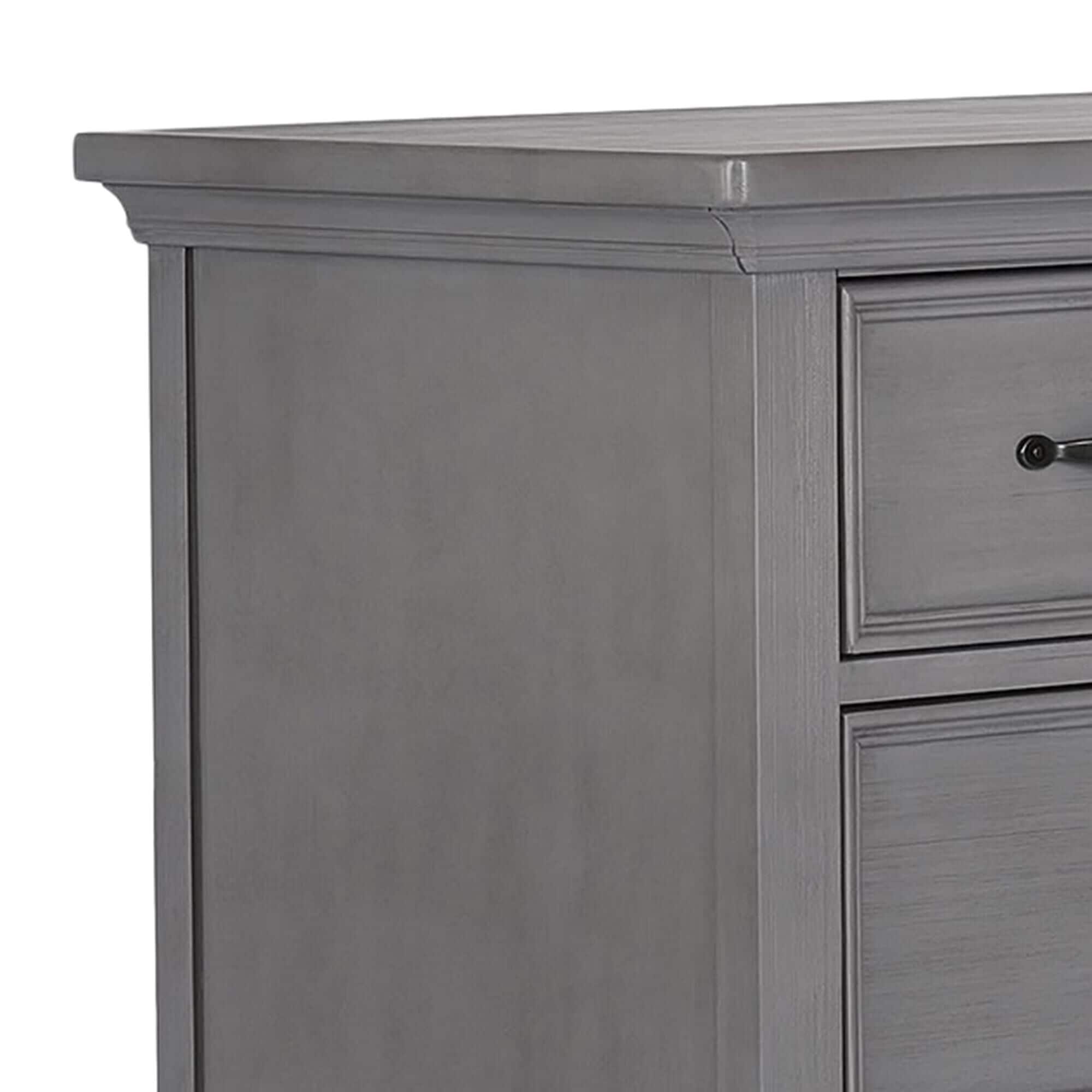 Evolur belmar double 2025 dresser rustic grey