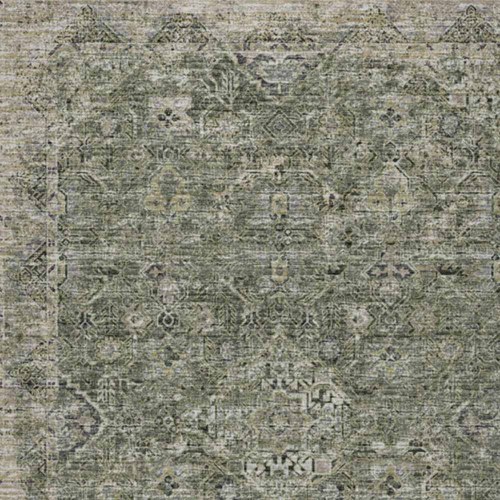 Dalyn Rug Company Tuscany 4&#39; Round Green Indoor/Outdoor Area Rug, , large