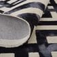 Feizy Lorrain 2" x 3" Noir Area Rug, , large