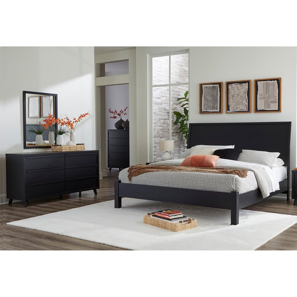 Ashley Danziar 3-Piece King Bedroom Set in Matte Black, , large