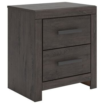 Ashley Prendonea 2-Drawer Nightstand in Dark Charcoal, , large