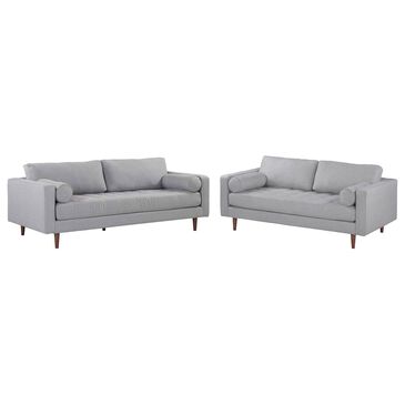 Tov Furniture Cave 2-Piece Living Room Set in Gray, , large