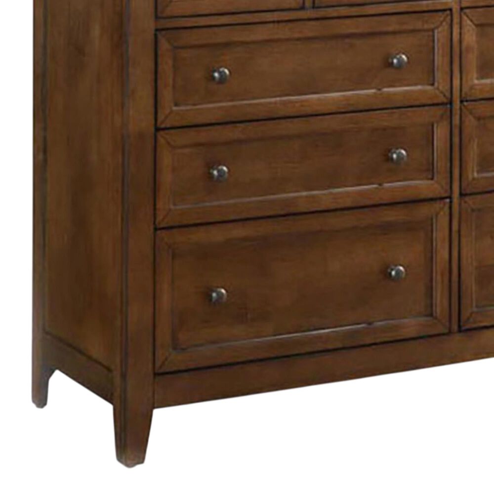 Hawthorne Furniture San Mateo Queen Solid Wood Storage Bed with Dresser and Nightstand in Tuscan, , large