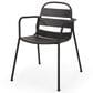 Hearth and Haven Terra Nova 3-Piece Outdoor Bistro Set in Matte Black, , large