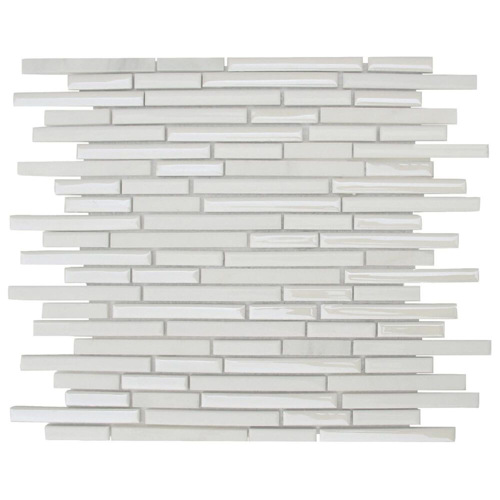 Soci Cityscape Seabrook Linear Brick 12"x 12" Ceramic Mosaic Sheet, , large