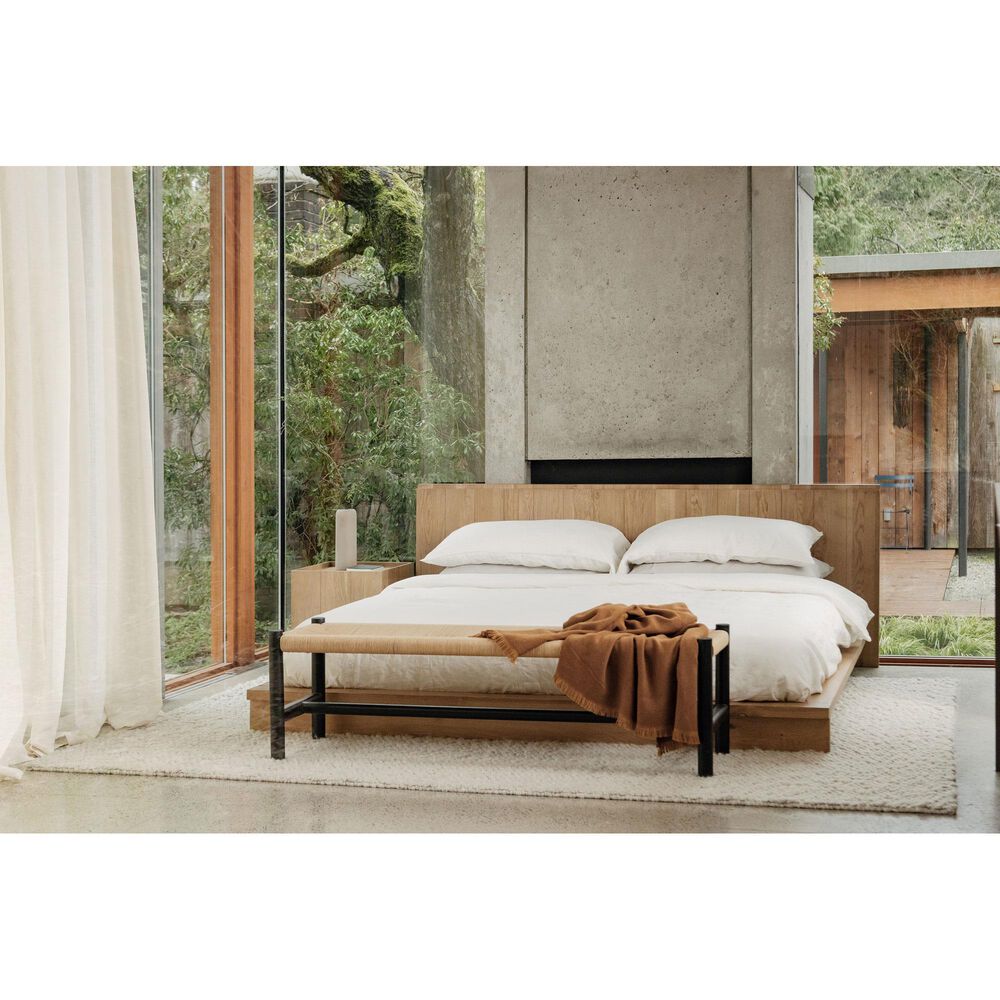 Moe&#39;s Home Collection Plank King Platform Bed in Natural, , large