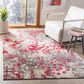 Safavieh Madison MAD425R 6" x 9" Grey and Red Area Rug, , large