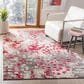 Safavieh Madison MAD425R 6" x 9" Grey and Red Area Rug, , large