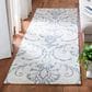 Safavieh Micro-Loop MLP532A 2"3" x 11" Ivory and Blue Runner, , large