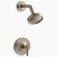 Kohler Purist Rite-Temp Shower Trim Kit with Lever Handle in Vibrant Brushed Bronze, , large