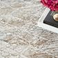 Nourison Glitz GLZ11 Grey and Multicolor 9" x 12" Area Rug, , large