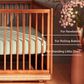 Maxi Cosi Everheart 4-in-1 Convertible Crib in Walnut Ash, , large