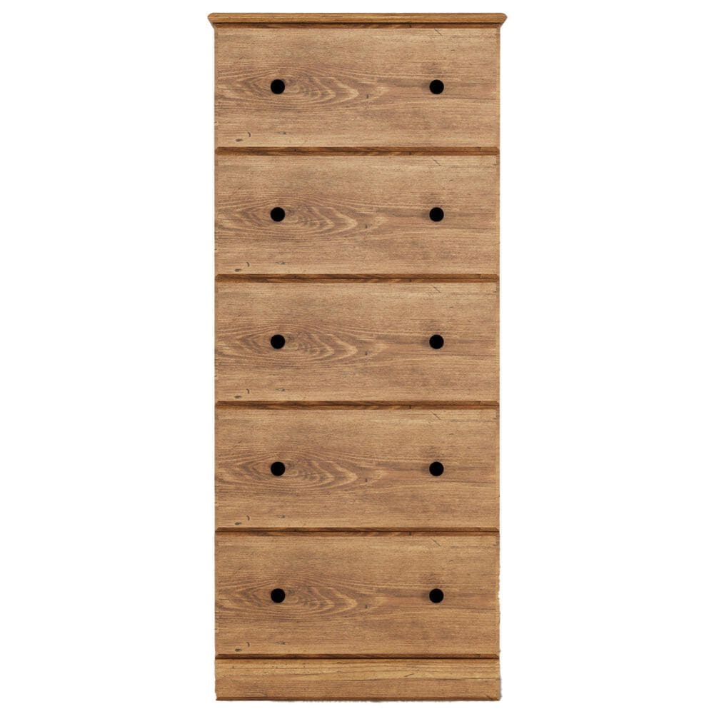 Lemoore Essentials 23" 5-Drawer Chest in Saratoga Pine, , large