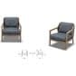Kuka (Hk) Trade Co Lmt Motion Accent Chair in Aline Storm Blue, , large