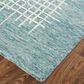 Feizy Maddox 8" x 10" Teal Area Rug, , large