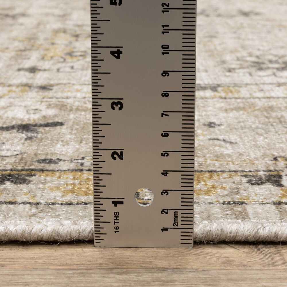 Oriental Weavers Windham Beige and Gold 9&#39; x 12&#39; Area Rug, , large