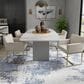 Feizy Zarah 5" x 8" Light Blue Area Rug, , large