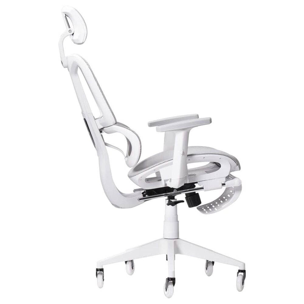 Techni Sport AirFlex 2.0 Gaming Chair in White and Light Grey, , large