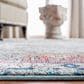 Safavieh Aria 8" x 10" Turquoise and Light Orange Area Rug, , large