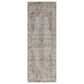 Feizy Kaia 2"6" x 10" Gray and Rust Runner, , large