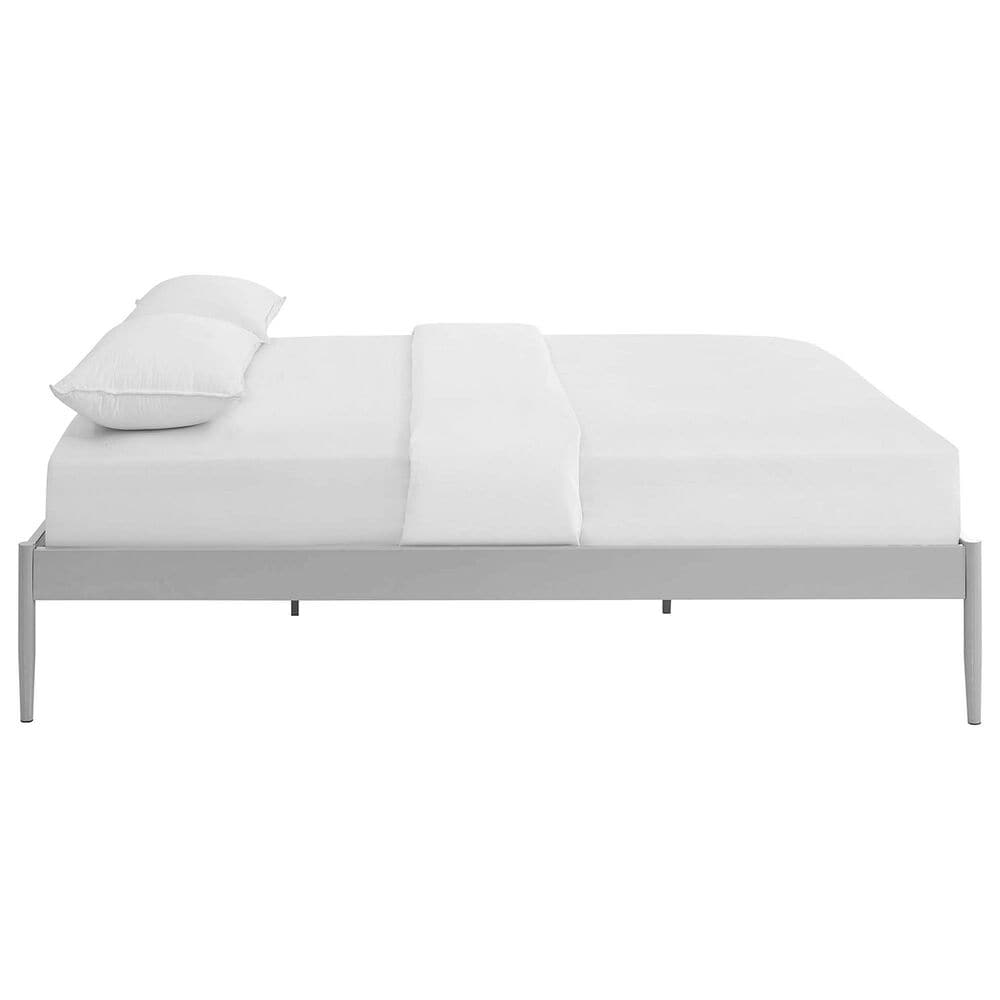 Modway Elsie Queen Platform Bed Frame in Gray, , large