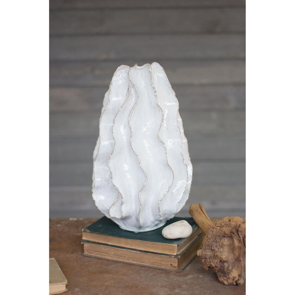 Kalalou Large Ruffle Vase, , large