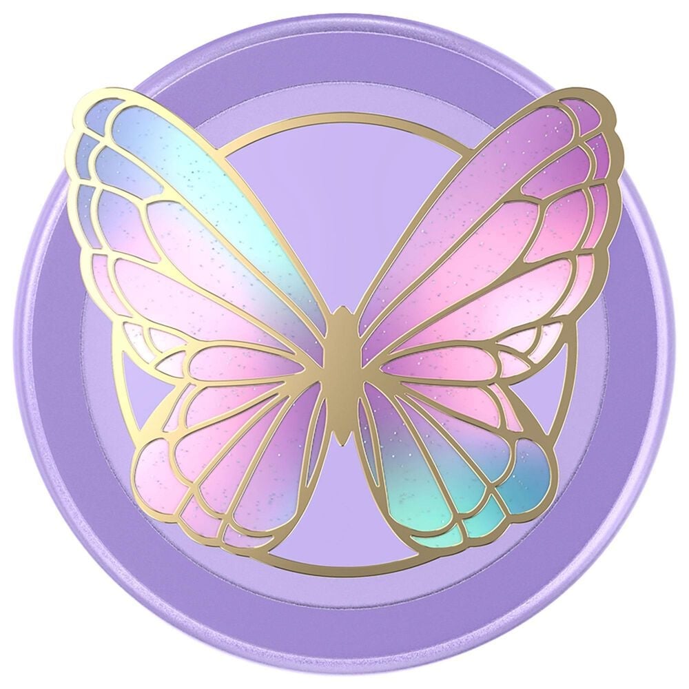 PopSockets MagSafe Circle PopGrip in Enamel Butterfly Prism, , large
