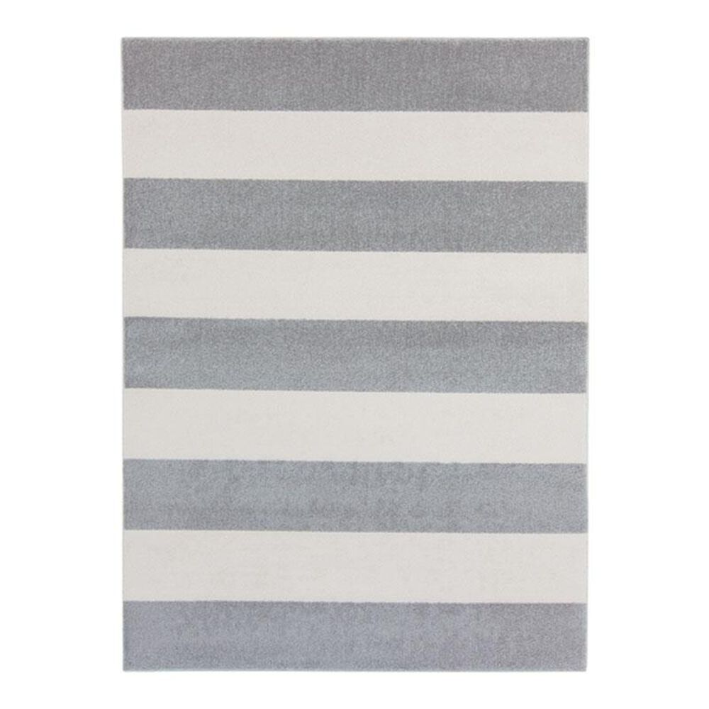 Surya Horizon HRZ-1094 6'7 x 9'6" Charcoal/Ivory Area Rug, , large