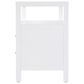 Butler Specialty Company Nora 2-Drawer Wide Nightstand with Open Shelf in Smooth White, , large