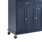 Crosley Furniture Madison Kitchen Cart in Navy, , large