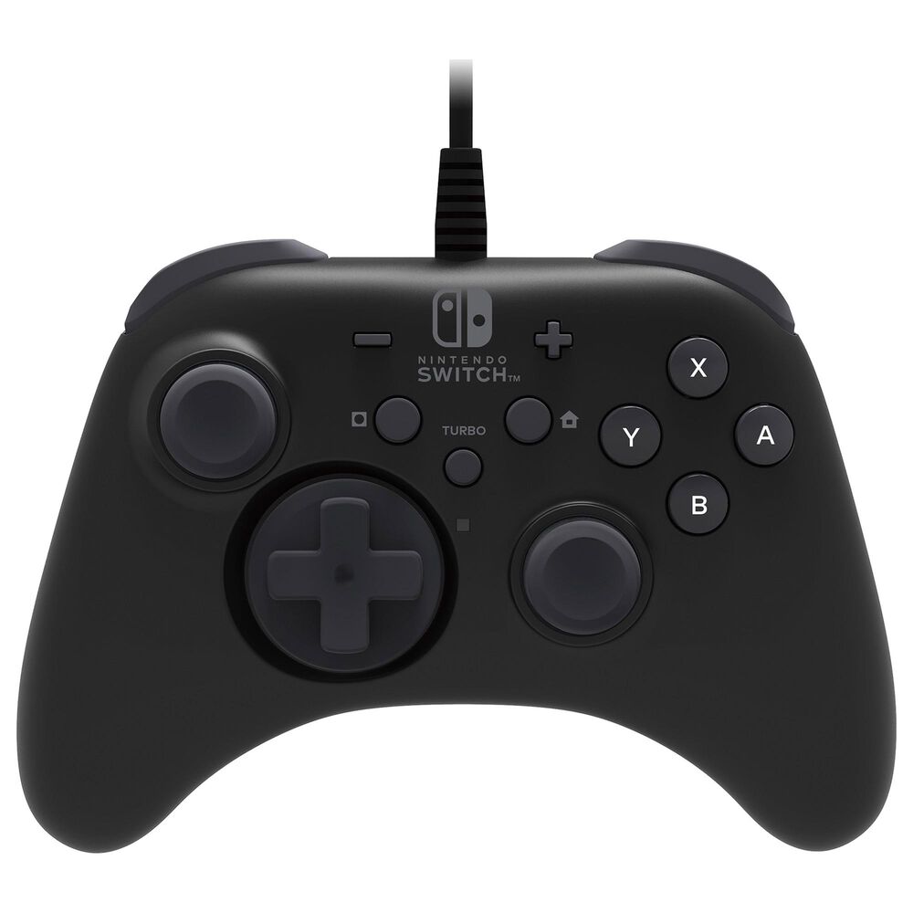 Hori Horipad Wired Controller in Black - Nintendo Switch, , large