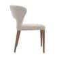 Monroe Ruby Dining Table and 6 Dining Chairs in Gloss White and Natural, , large