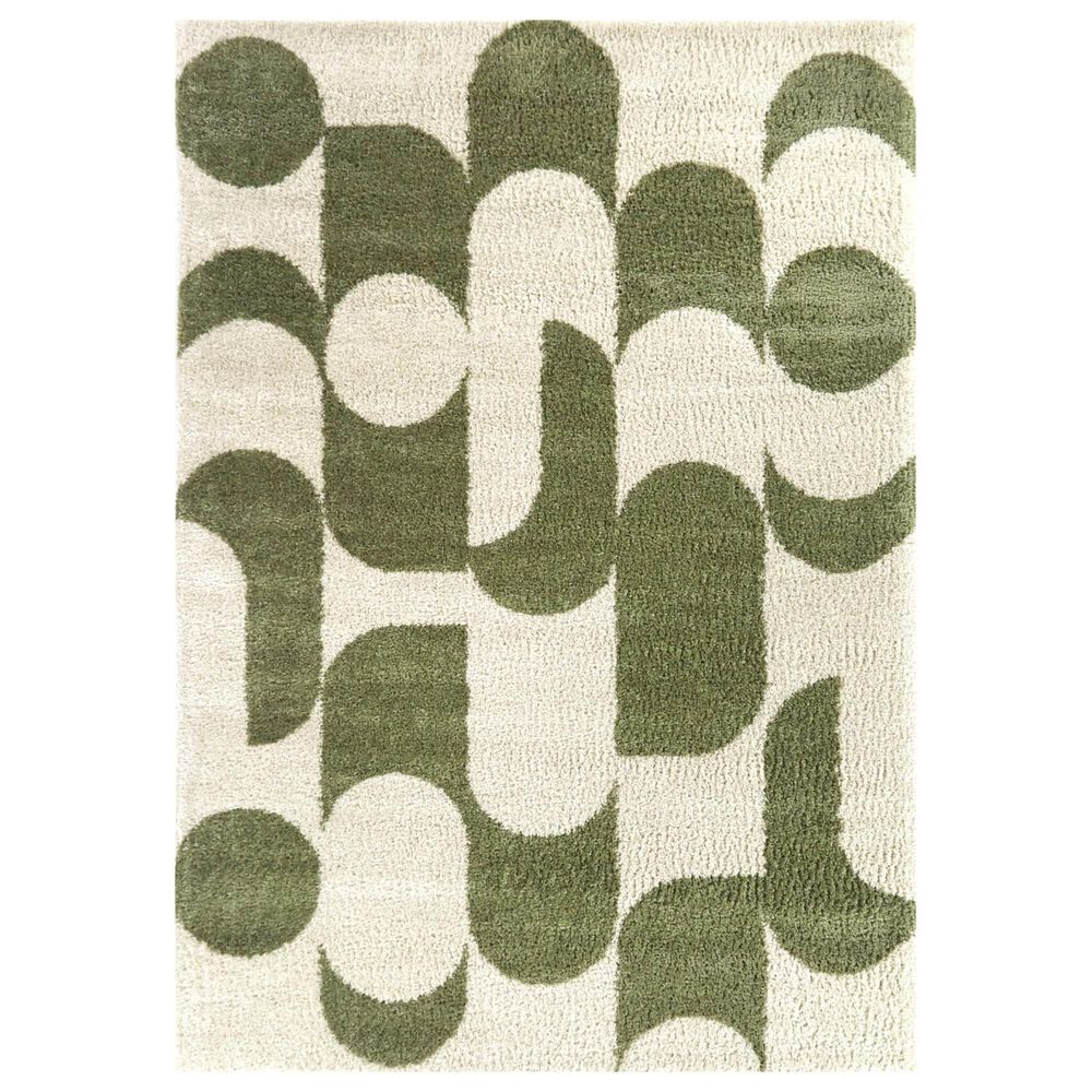 Balta Rugs Cesaire Green 7" 10" x 10" Area Rug, , large