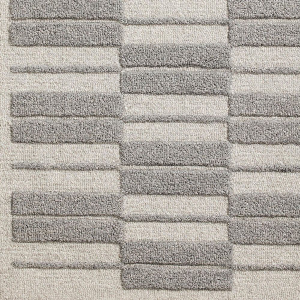 Chris Loves Julia x Loloi Bradley 3&#39;6&quot; x 5&#39;6&quot; Ivory and Grey Area Rug, , large