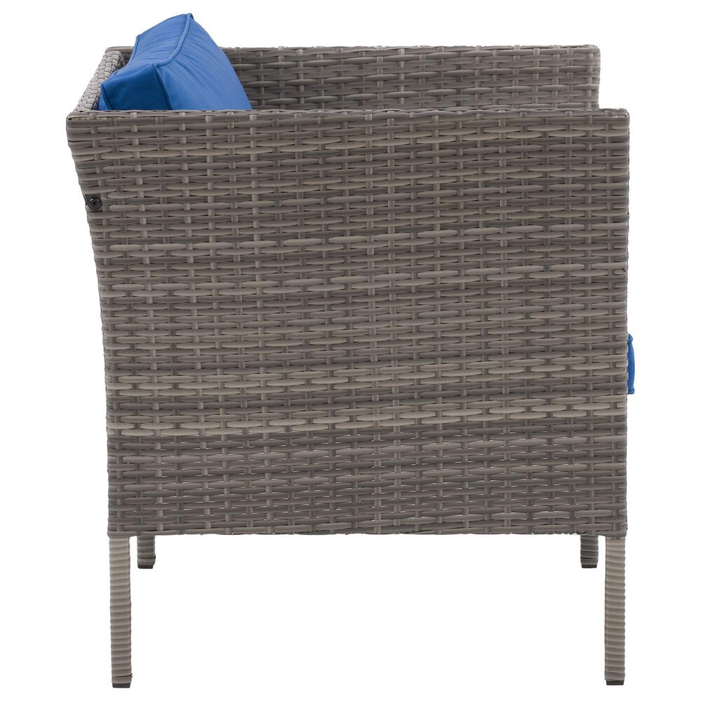 CorLiving Parksville Patio Armchair in Blended Gray, , large