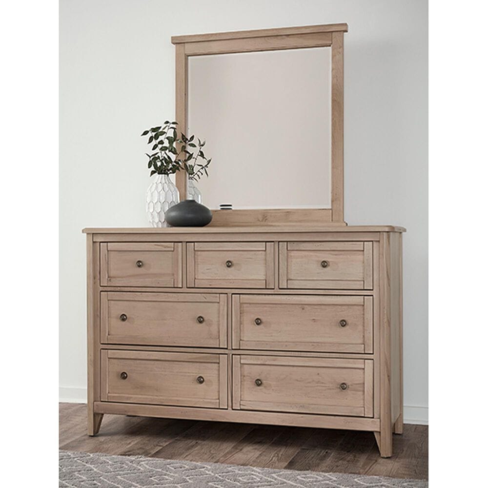 Viceray Collections Woodbridge Arched Dresser Mirror in Clear Maple, , large