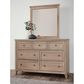 Viceray Collections Woodbridge Arched Dresser Mirror in Clear Maple, , large