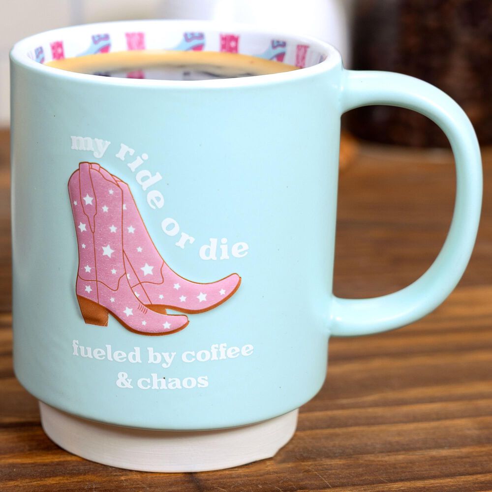 Pavilion 15 oz Ride or Die Mug in Blue, , large
