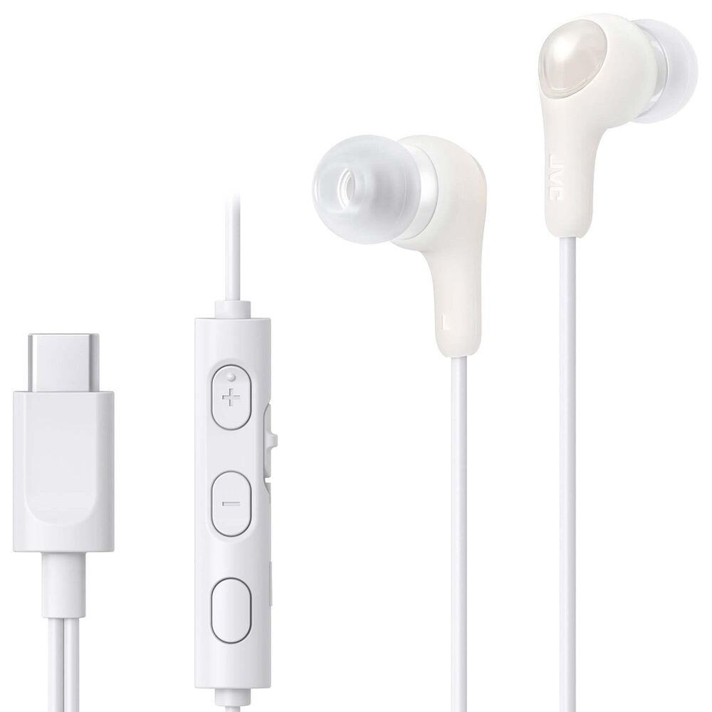 JVC Gumy Connect USB-C Wired Earbuds in Coconut White, , large