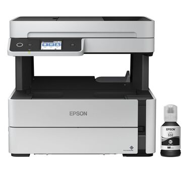 Epson EcoTank ET-M3170 Wireless Monochrome All-in-One Supertank Printer in White, , large