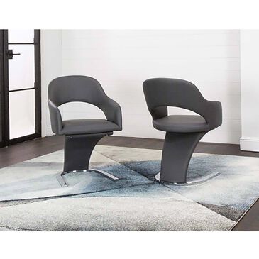 Penny Lane Aldo Arm Chair in Charcoal, , large