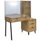 Coaster Souza 5 Drawer Makeup Vanity Table with LED Mirror in Mango, , large