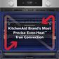 KitchenAid 2-Piece Kitchen Package with PrintShield Stainless Steel 30" Smart Combination Wall Oven and Black 30" Electric Cooktop, , large